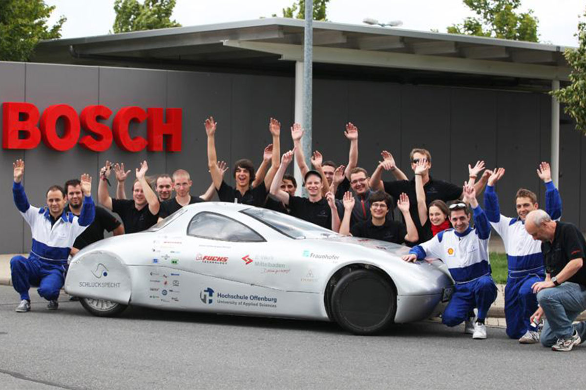 Team Schluckspecht fährt Weltrekord
