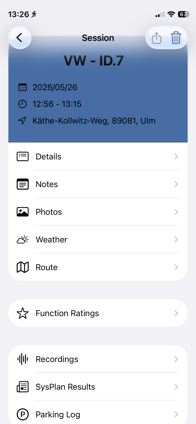Tedras App Screenshot
